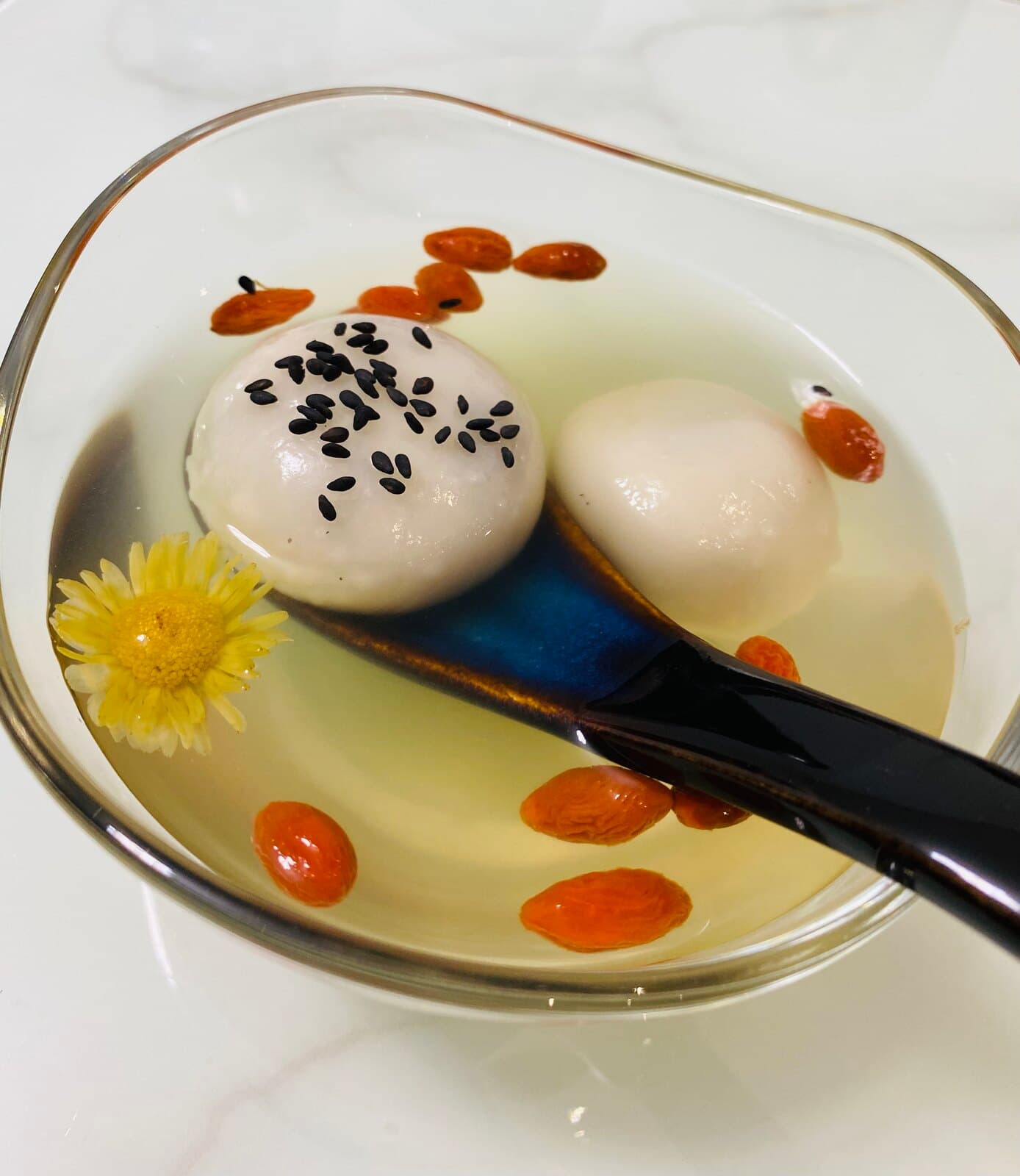 Sweet Sesame or Peanut Rice Balls
